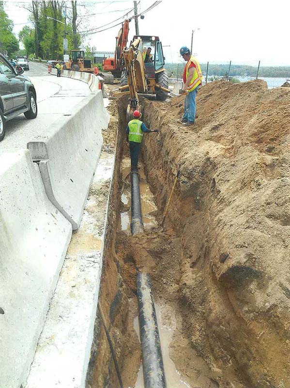 Sewer Pipe Upgrades on Woodbine Avenue Northport Sewer Pipe Upgrades